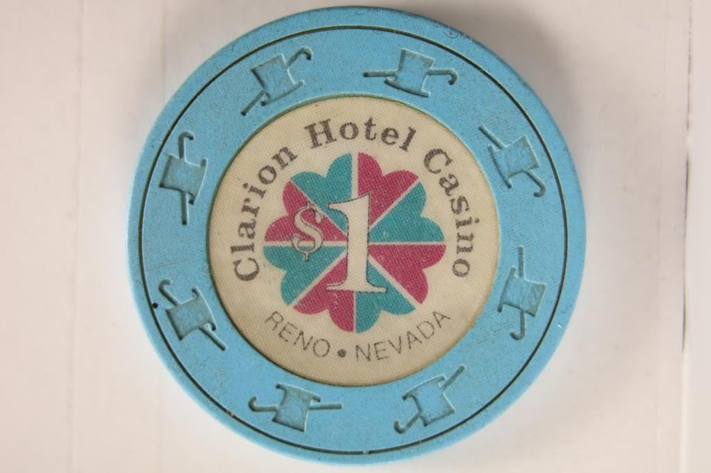 Clarion Inn Reno Nv $1 CLARION HOTEL CASINO CHIP RENO, NEVADA