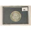 Image 2 : 1964-D 90% SILVER KENNEDY HALF DOLLAR IN CASE