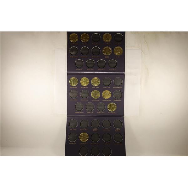 PARTIAL, A COIN HISTORY OF THE US PRESIDENTS,