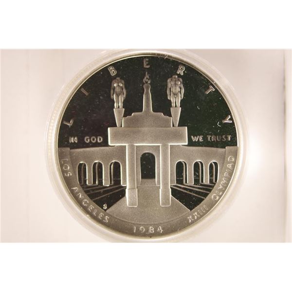 1984-S LOS ANGELES OLYMPICS PROOF SILVER DOLLAR