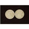 Image 2 : 2-1963-D SILVER FRANKLIN HALF DOLLARS