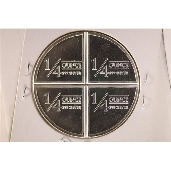 1 TROY OZ .999 FINE SILVER PROOF ROUND