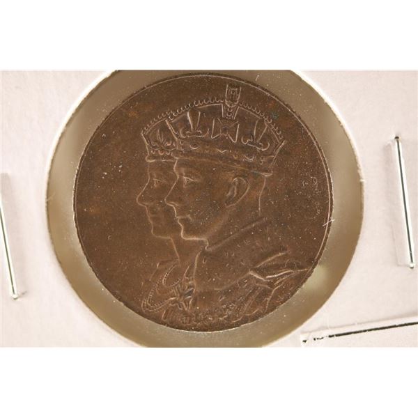 1939 CANADA ROYAL VISIT TOKEN