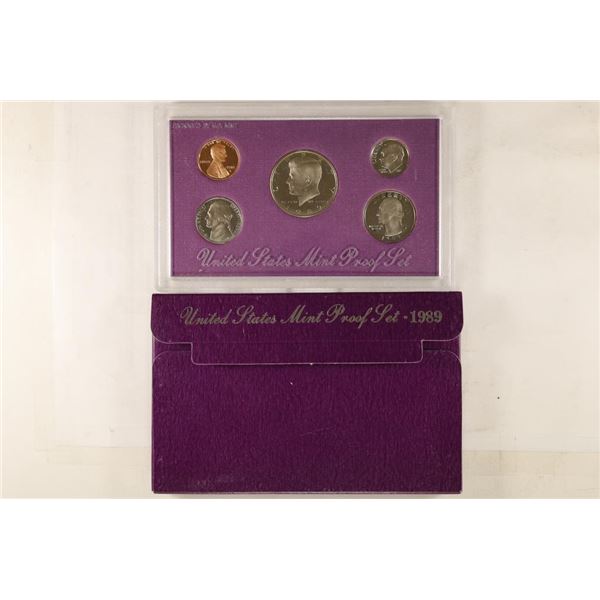 1989 US PROOF SET (WITH BOX)