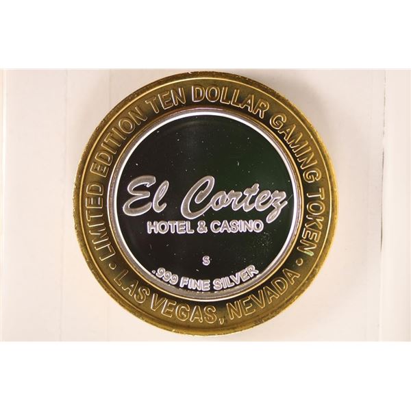 CASINO $10 SILVER TOKEN (UNC) 2004 EL CORTEZ