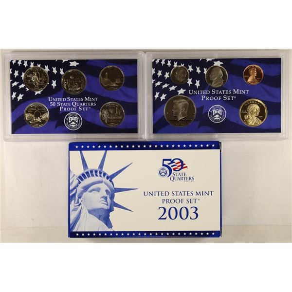 2003 US PROOF SET (WITH BOX)