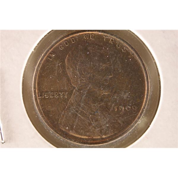 1909-VDB LINCOLN CENT UNC