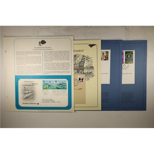 4 ASSORTED 1977/1994 1ST DAY COVERS