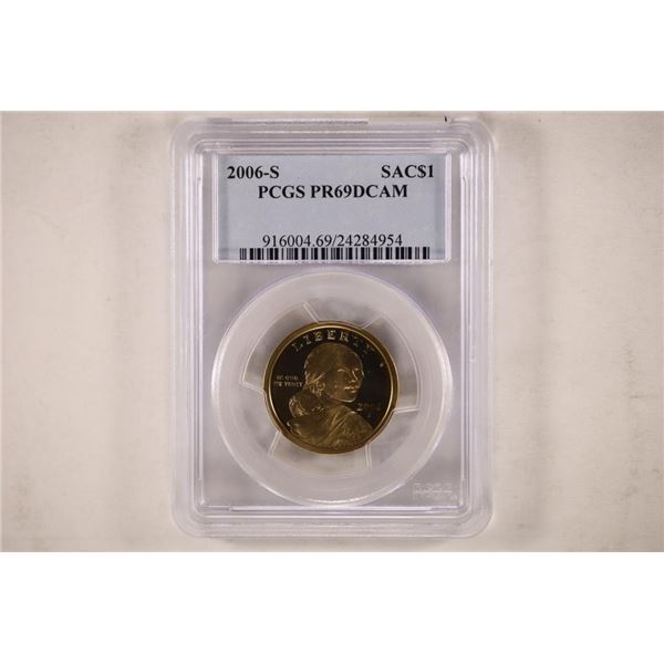2006-S SACAGAWEA DOLLAR PCGS PR69 DCAM