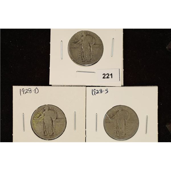 1928-P/D/S STANDING LIBERTY QUARTERS