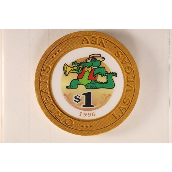 $1-1996 ORLEANS CASINO CHIP LAS VEGAS, NEVADA