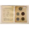 1969 JAPAN 5 COIN MINT SET, ORIGINAL MINT PACKAGE