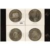 4 ASSORTED CANADA TRADE DOLLARS 1982 LINDSAY