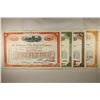 4 ASSORTED VINTAGE RAILROAD STOCK CERTIFICATES