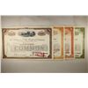 Image 3 : 4 ASSORTED VINTAGE RAILROAD STOCK CERTIFICATES
