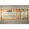 Image 4 : 4 ASSORTED VINTAGE RAILROAD STOCK CERTIFICATES