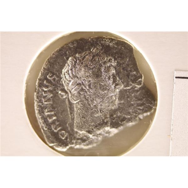 SILVERED 117-138 A.D. HADRIAN ANCIENT COIN