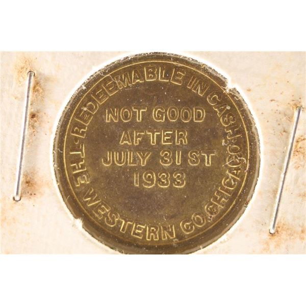 1933 THE WESTERN COMPANY "DOCTOR WESTS PRODUCTS