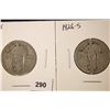1925 & 1926-S STANDING LIBERTY QUARTERS