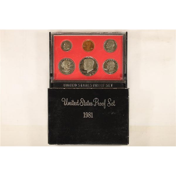 1981 US PROOF SET (WITH BOX)