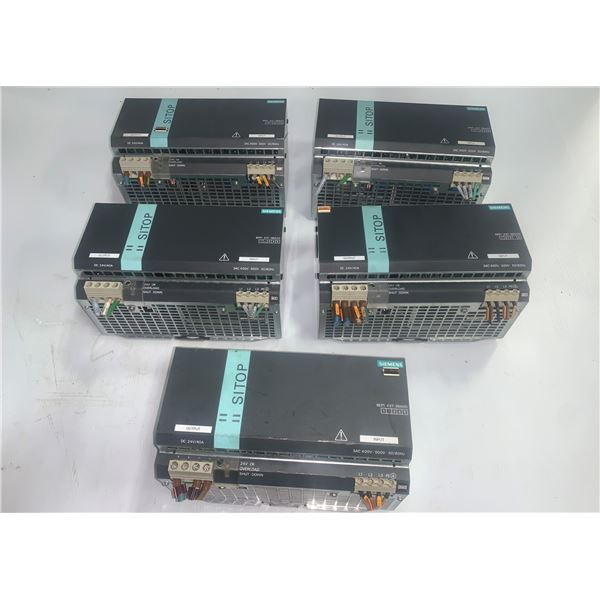 (5) Siemens # 6EP1437-3BA00 Sitop Power Modules