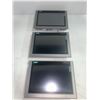 Image 1 : (3) Siemens 6AV2 124-0MC01-0AX0 TP1200 Comfort Screens