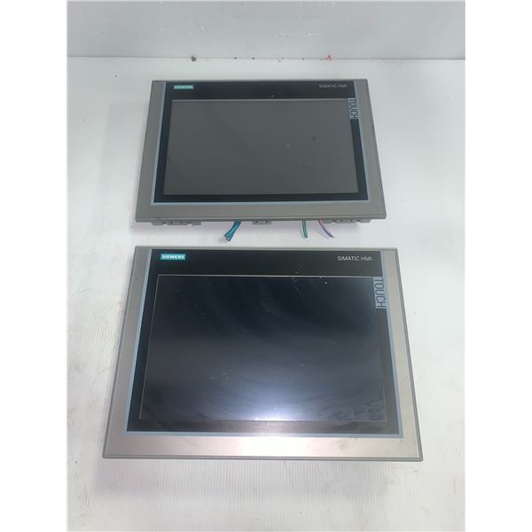 (2) Siemens 6AV2 124-0MC01-0AX0 TP1200 Comfort Screens