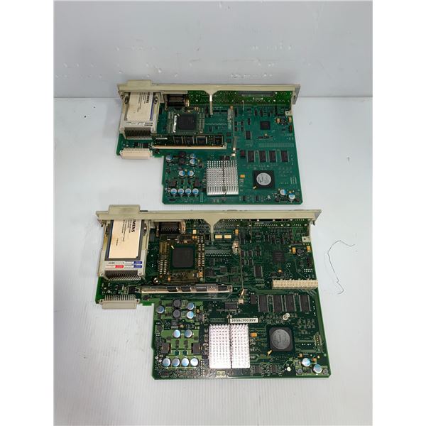 (2) Siemens # 1P 6FC5357-0BB25-0AA0 Cards