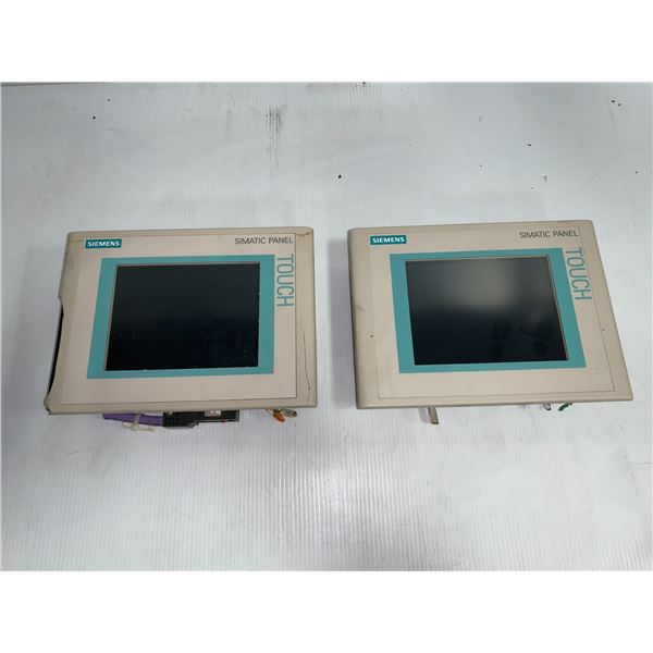 (2) Siemens # 6AV6 642-0BA01-1AX1 Screens