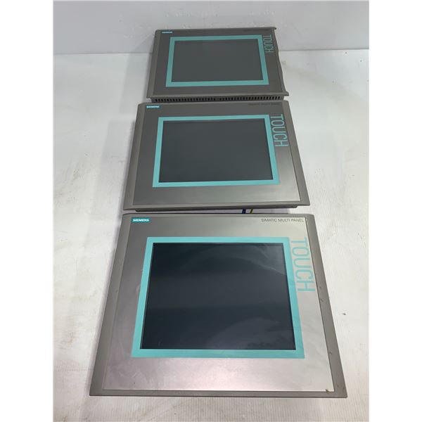 (3) Siemens # 6AV6 643-0CD01-1AX1 Screens