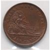 Image 2 : 1852 Province of Canada half penny Breton Token #529