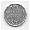 Image 2 : 1892 St. Leon Water Token Breton #619