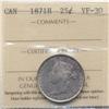 Image 1 : 1871 Canadian 25 Cent
