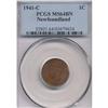 Image 1 : 1941 Newfoundland one cent PGCS MS64 Brown