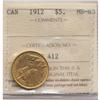 Image 1 : 1912 Canadian $5 Gold ICCS Graded MS63