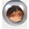 Image 1 : 1977 Double off-set strike One Cent Error Unique & Incredible