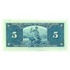 Image 2 : 1937 Bank of Canada Radar Three Digit $5 S/N# S/C 6171716