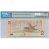 Image 2 : 1986 Bank of Canada $2 Serial # on Front of the Note Error