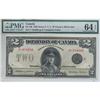 Image 1 : 1923 Dominion of Canada $2 PMG Choice Unc. 64 EPQ