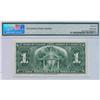 Image 2 : 1937 Bank of Canada $1 PMG Graded UNC 65 Narrow Panel
