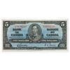 Image 1 : 1937 Bank of Canada $5 Banknote