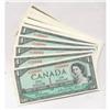 Image 2 : Lot of 50 Crisp Uncirculated 1954 Bank of Canada $1 Notes