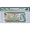 Image 1 : 1973 Bank of Canada $1 PMG Superb GEM UNC 67