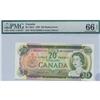Image 2 : 1969 Bank of Canada $20 PMG GEM UNC 66 *WN