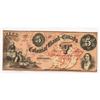 Image 2 : 1859 Colonial Bank of Canada $5 Chartered Banknote
