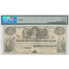 Image 2 : 1849 Farmer's Joint Stock Bank $5 PMG AU58 Radar #4554