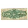 Image 2 : 1873 La Banque Nationale $5 Rare