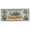 Image 2 : 1897 La Banque Nationale $5 Beautiful Train Vignette