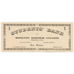 Moncton Business College $1