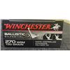 Image 2 : 270 WSM 130GR WINCHESTER BALLISTIC SIPLVER TIP. RAPID CONTROLLED EXPANSION POLYER TIP (20RNDS)